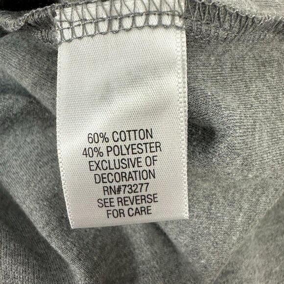 Croft & Barrow Classic Tee XL Cardinal Wreath Gray Long Sleeve Womens Shirt - Picture 5 of 6